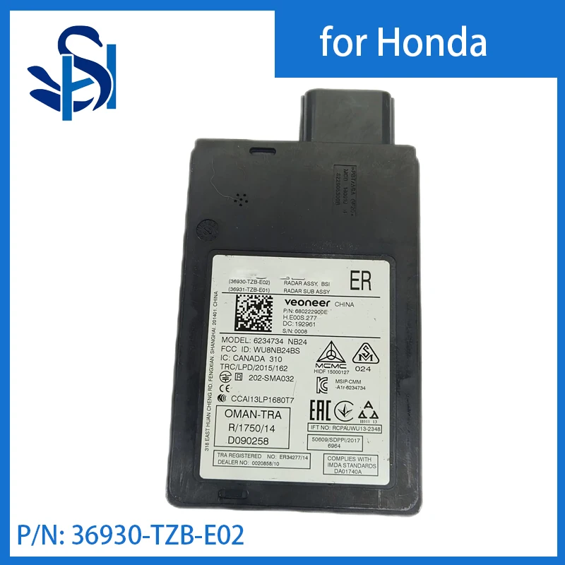 Sensor do módulo do ponto cego do lado direito para Honda, 36930-TZB-E02