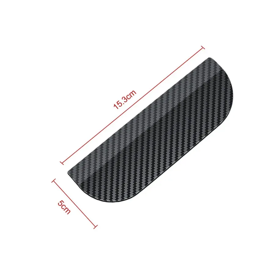 2Pcs Carbon Fiber Car Clip-on Side Snow Sun Visor Rain Cover Car Rearview Mirror Rain Eyebrow Visor Car Auto Mirror Accessories