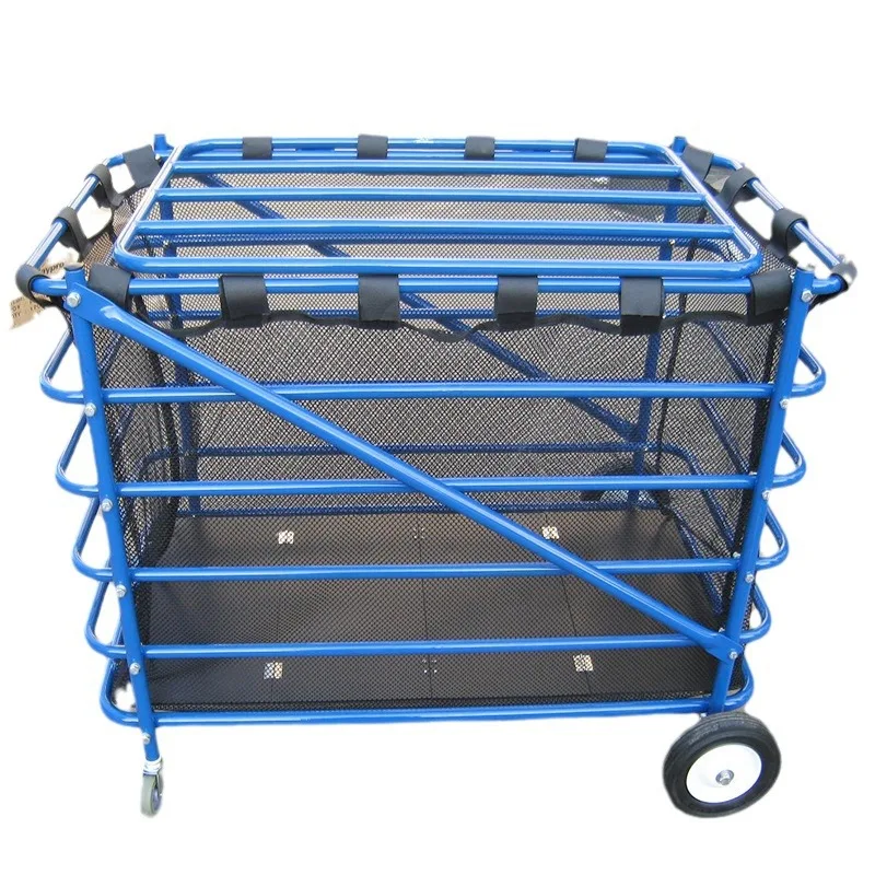 

Carbon steel cart ball frame storage cart hand push ball cart basketball frame stand