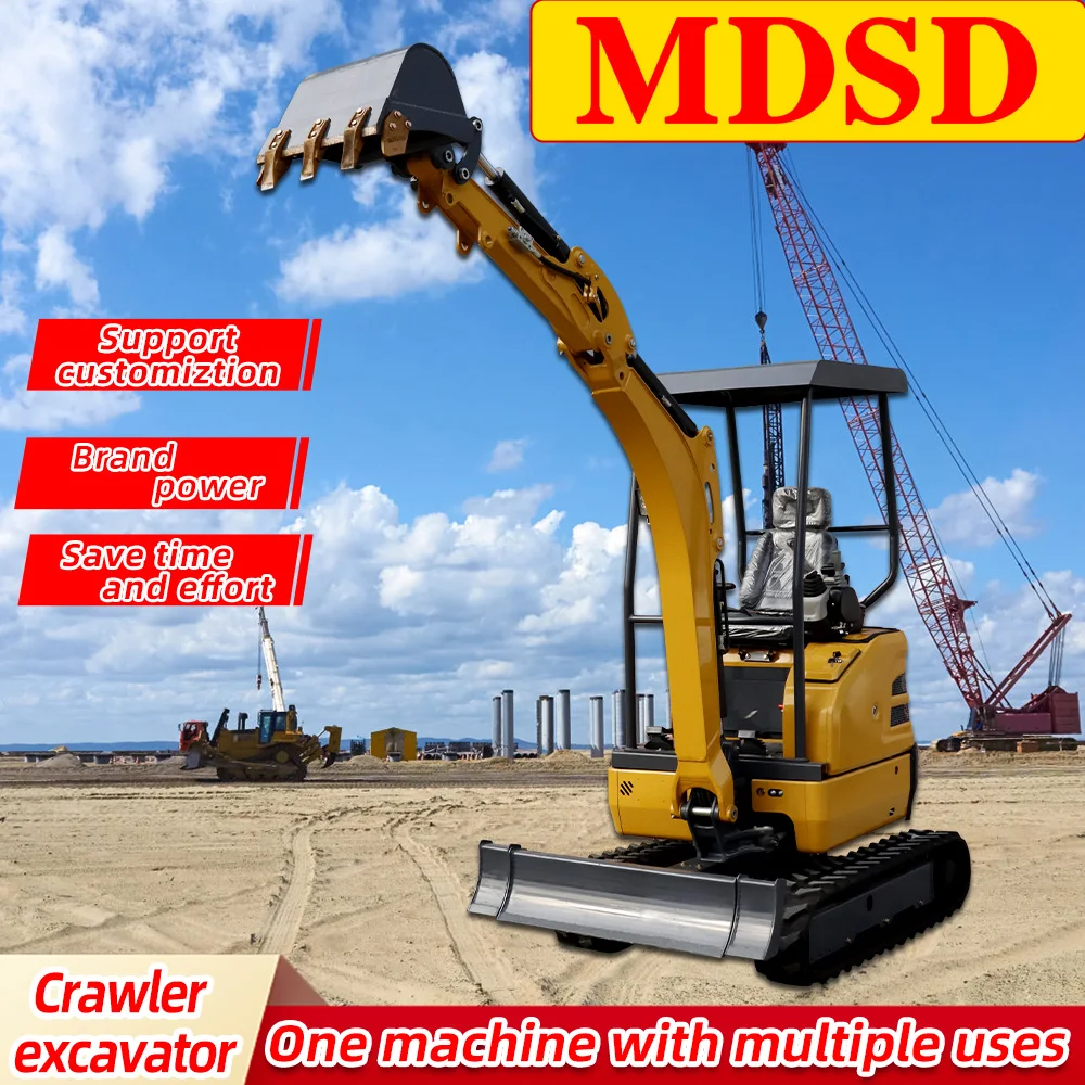 1.2Ton حفارة صغيرة متعددة الوظائف حفارة صغيرة 1.5 طن زاحف هيدروليكي أسعار حفار صغير تخصيص بيع التسليم السريع