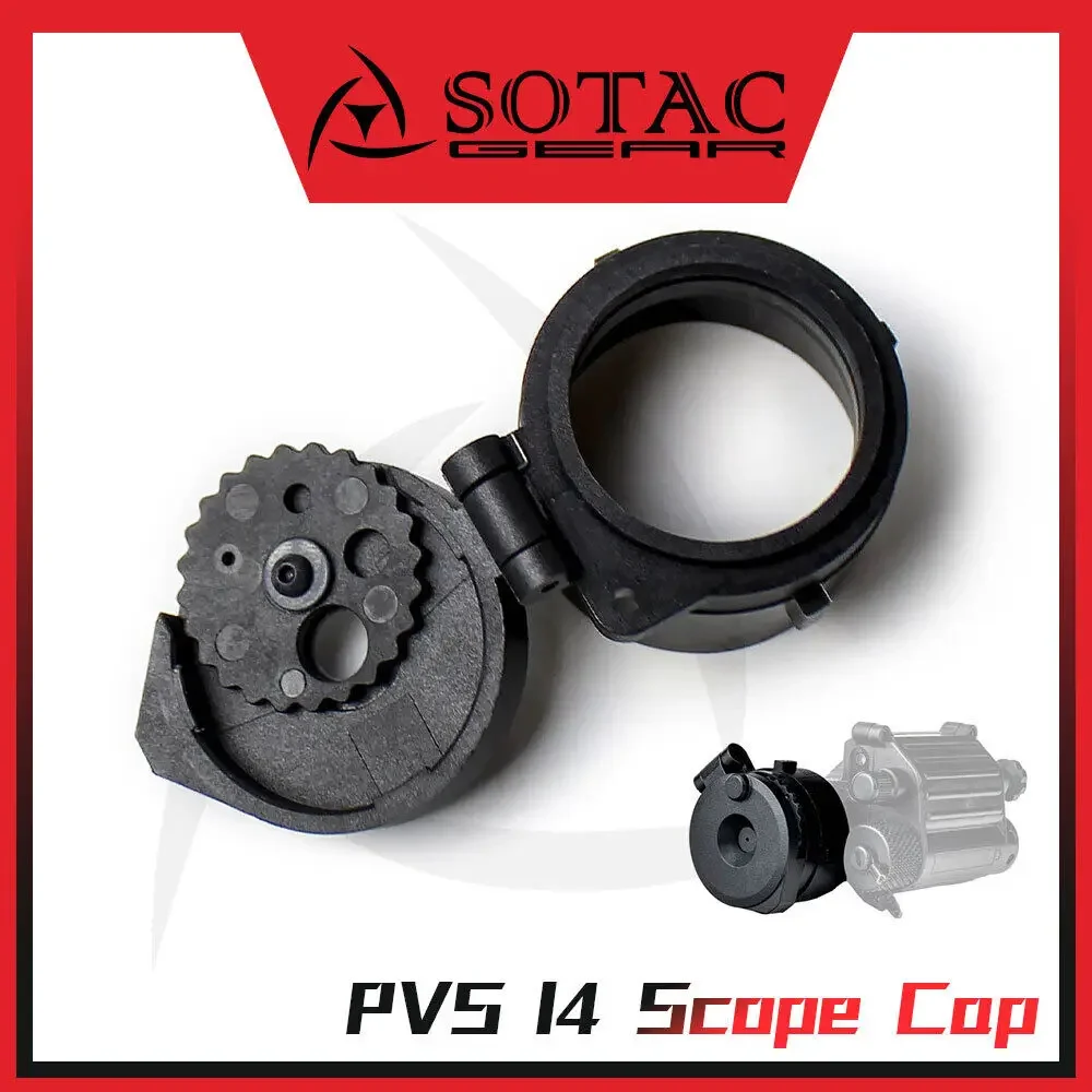 Adjustable Scope Cap For PVS14/31/18 Night Vision NVG Protection Focusing Cover