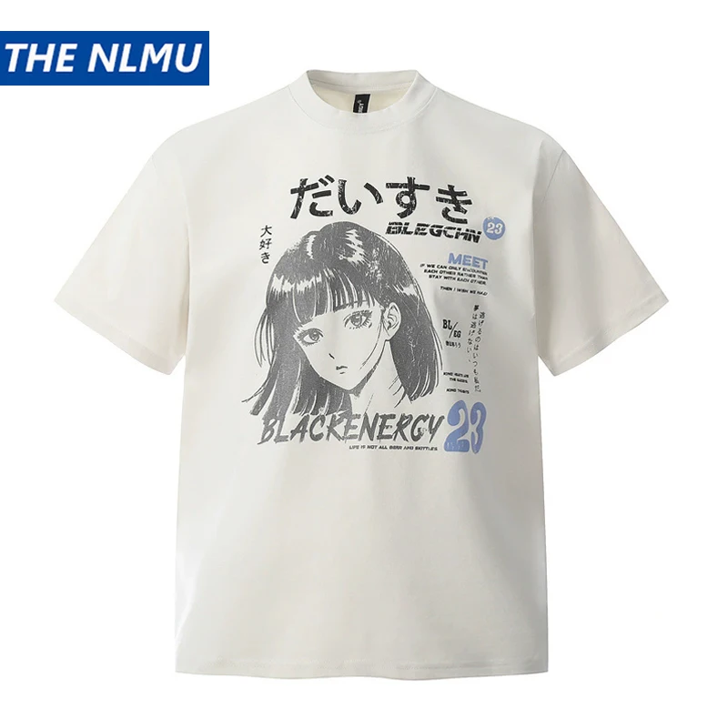 

Летняя футболка унисекс, повседневные топы с принтом для девочек, футболки, мужская хлопковая футболка с коротким рукавом Y2K