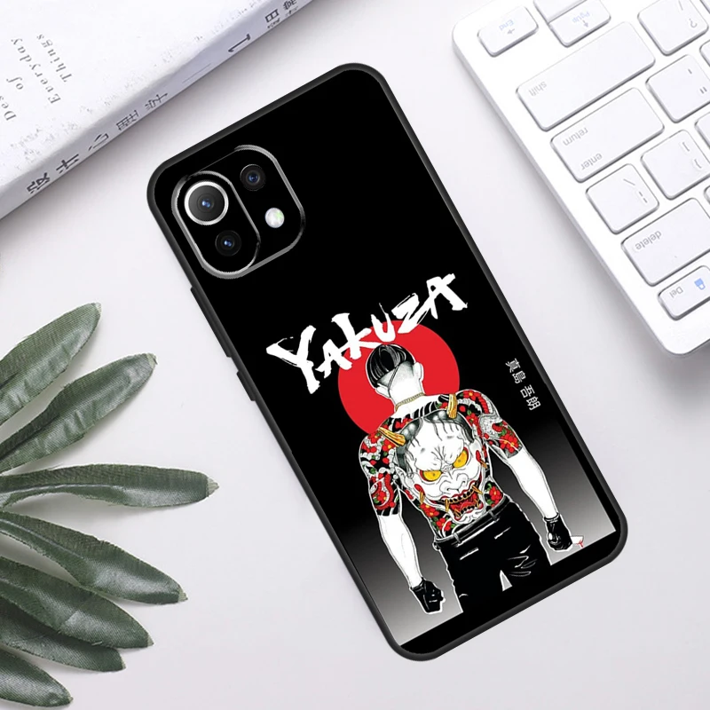 Japan Yakuza Case For POCO F5 X3 X5 Pro F3 F4 GT M5s C40 Back Cover For Xiaomi 13 12 Lite 11T 12T Pro 12X
