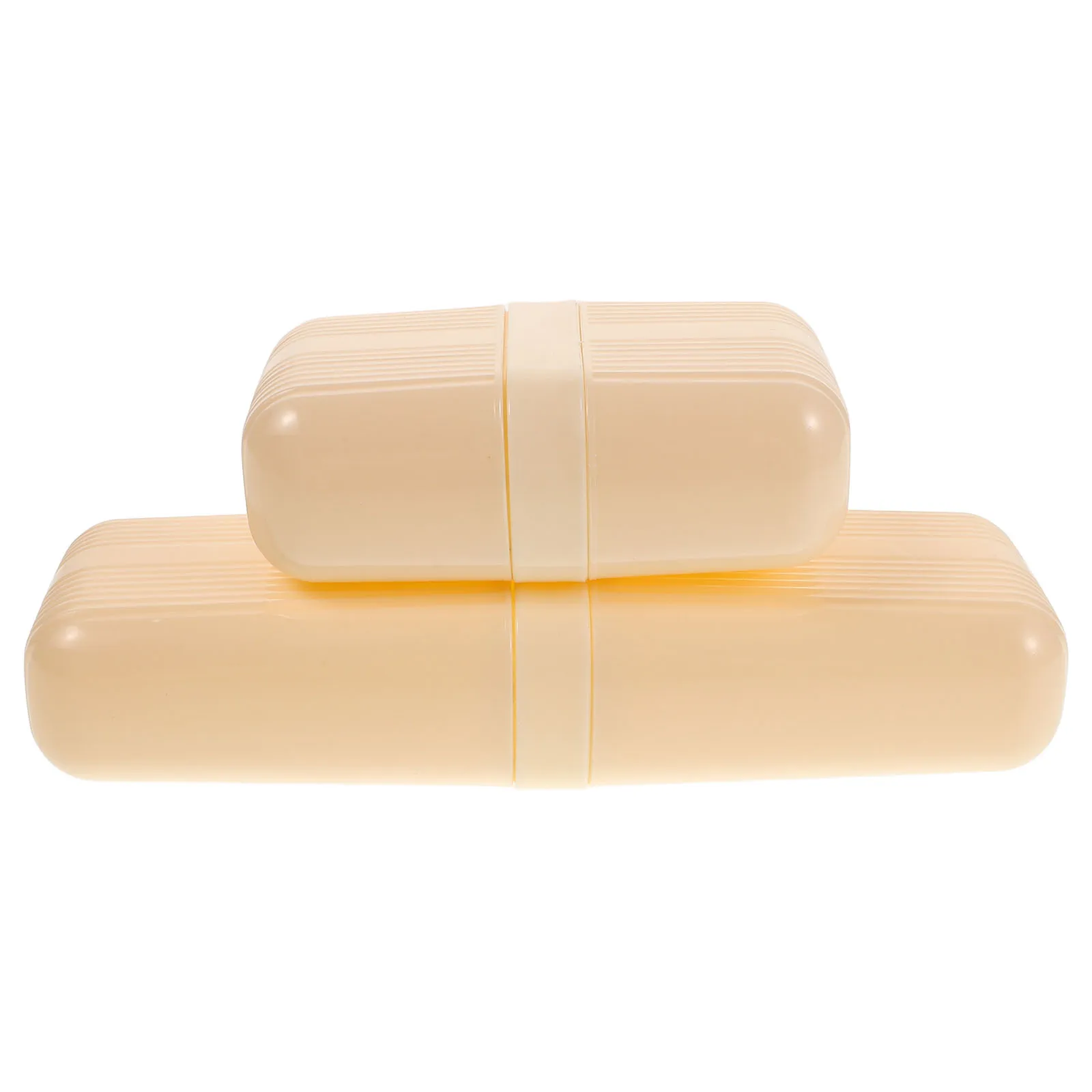 

2pcs Wash Cup Toothbrush Container Travel Holder Portable Cups Bathroom Accessories Plastic Toothbrush Holder Storage Case