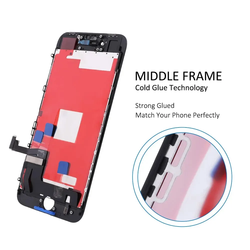 Factory Sale Mobile Phone Lcds For Apple iphone 8 Display Pantalla For iPhone 8 LCD Touch Digitizer Screen Assembly Replacement