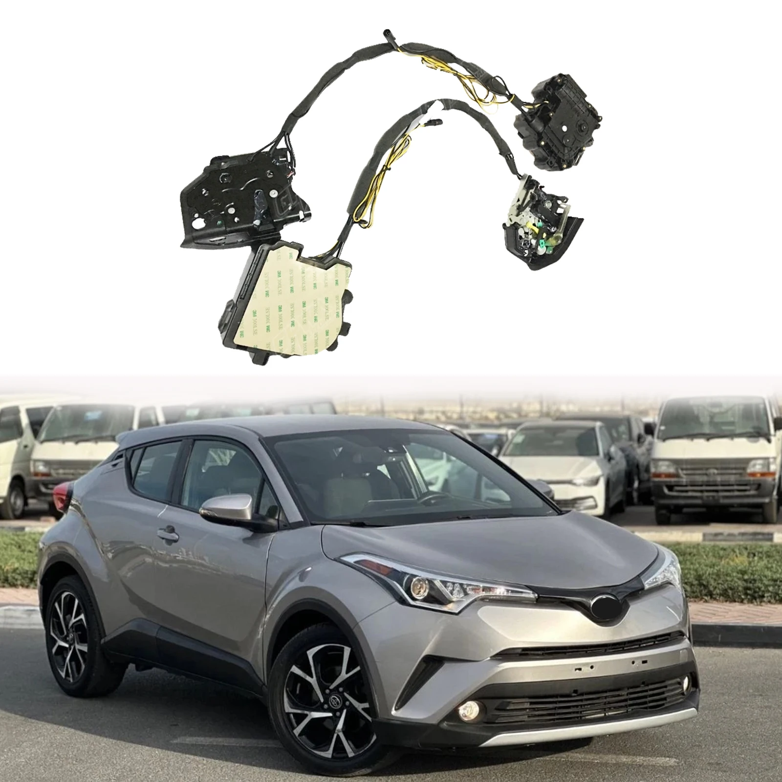 

for Toyota CHR IZOR 2015-2017+ Automatic Soft Close Door Super Silence Car Vehicle Door Smart Auto Electric Suction Door Lock