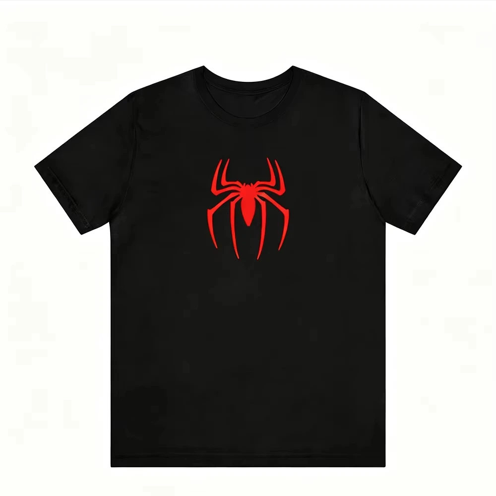 Funny Couples T-shirt Spider Shirt Gift for Him Gifts For Her Birthday Present Miles Morales Women Men Shirts Movie Harajuku Top - view 3
