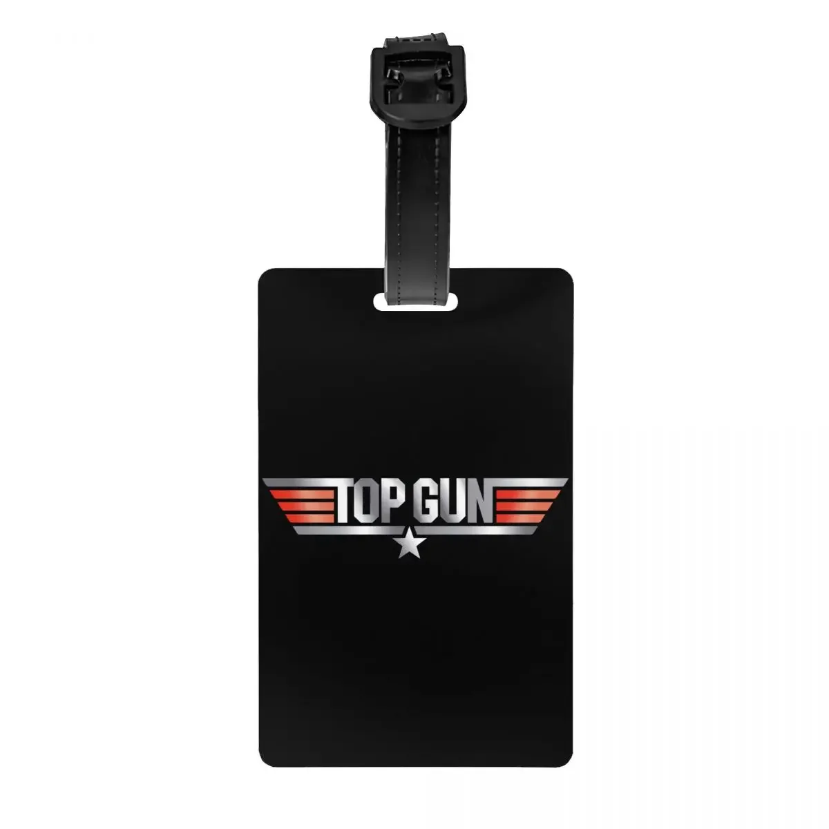 

Custom Tom Cruise Maverick Film Top Gun Luggage Tag With Name Card Privacy Cover ID Label for Travel Bag Suitcase