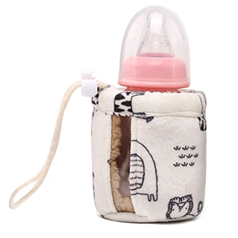 Milk Bottle Warmer Feeding Bottle Holder Washable Bottle Thermal Portable Baby Bottle Bag for Pram Travel Outdoor