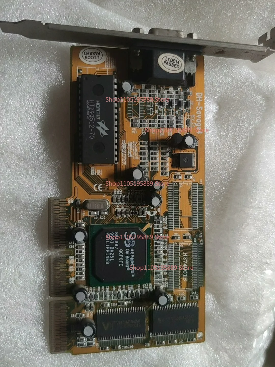 For S3 Savage4 Pro (Model 86C397) Vintage AGP Graphics Card with Display Core