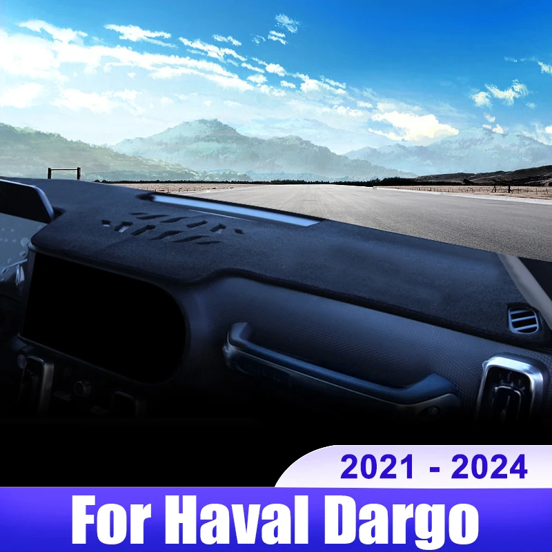 For Haval Dargo 2021 2022 2023 2024 Car Dashboard Cover Dash Mat Sun Shade Avoid Light Non-slip Pad Interior Accessories