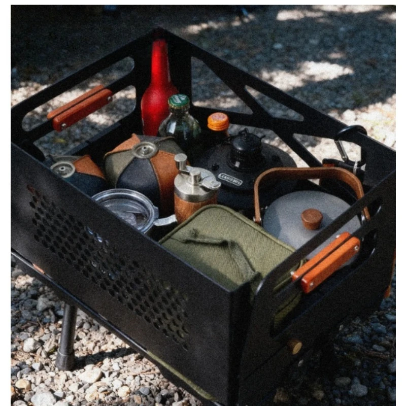 25L Multifunctional Foldable Camping Storage Box Large Capacity Car Trunk Organizer