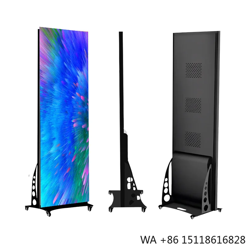Pantalla LED Publicitaria Inteligente y Delgada al por Mayor, P1.8P2P2.5, Control por Wifi, Pantalla Digital LED, Paneles de Video, Pantalla de Pared