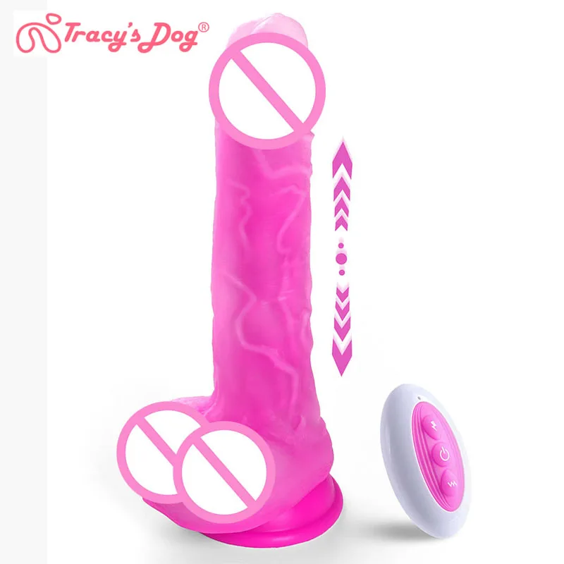 tracy’s-dog-thrusting-dildo-vibrator-925-heating-realistic-g-spot-remote-controlled-adult-sex-toy-3-speeds-10-vibration-mode
