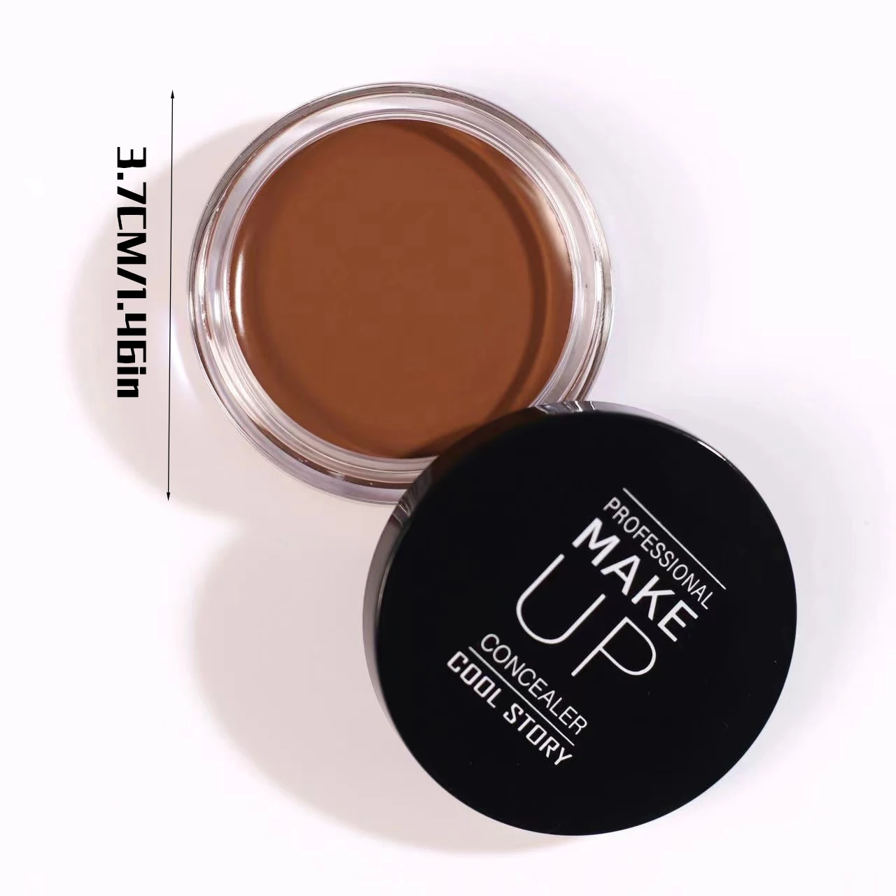 Corrector, corrector de cobertura total, efecto de maquillaje mate natural, base líquida resistente al agua y de larga duración, adecuado para Cov