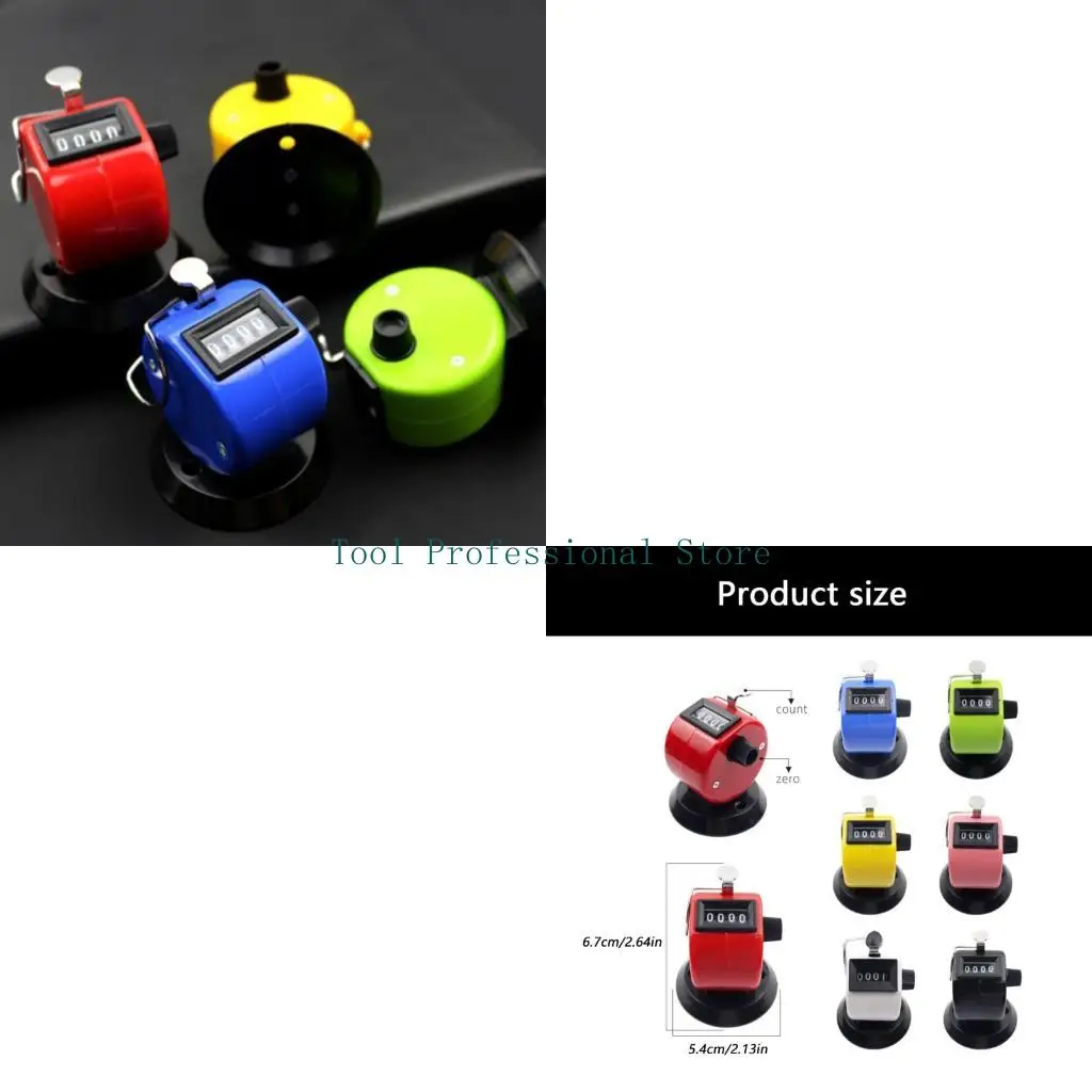 57QF Manual Tally Counter Plastic Base For Sports Game Score Tracking Factory Production Line Counting And Lightweight Easy To