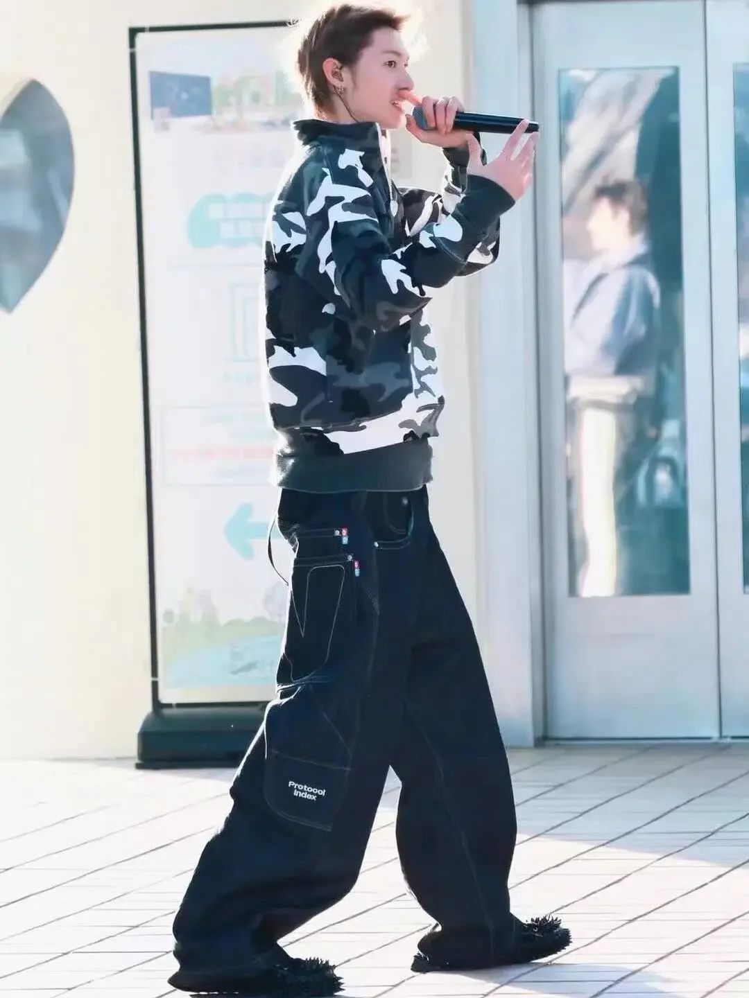 Protocol index double pocket baggy cow jeans