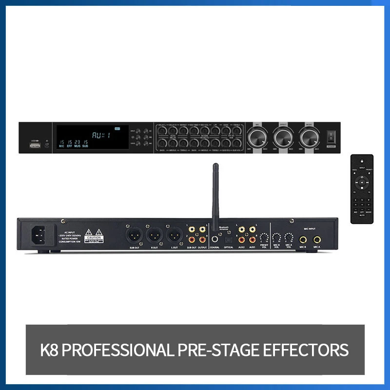 K8 Audioapparatuur Professionele Effecten Apparaat Ktv Met Reverb Geschikt Voor Podiumgebruik Thuis