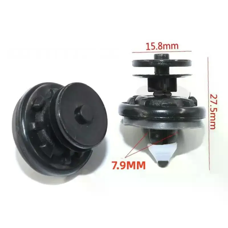 Prendedor de plástico de nylon para touran golf 4 5 6 7 passat t5 painel da porta interior do carro clipe de cartão de pressão acessórios diy