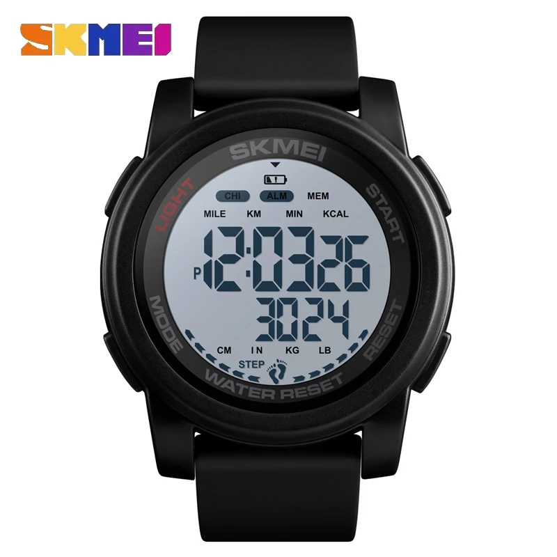 

SKMEI Men's Watches Digital Watch Men Wrist Watch Pedometer Calorie Waterproof Sport Watches for Men Outdoor Relogio Masculino