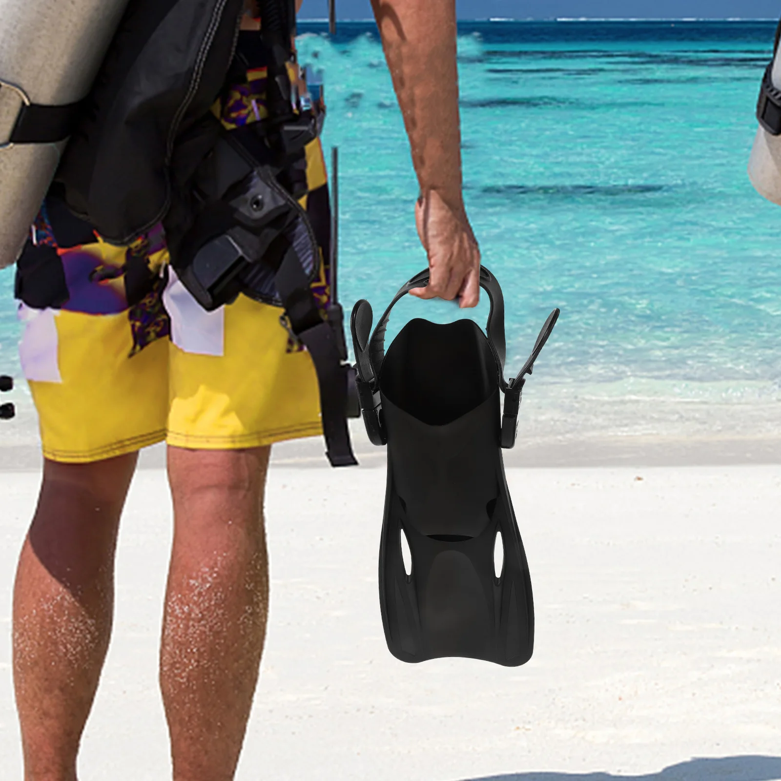 

Flippers Fins for Swimming Adult Bodyboard Kids Slippers Diving Women Silica Gel Hand Travel
