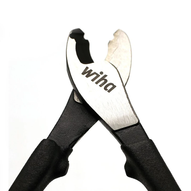 Wiha 45846 Black Forest Classic Cable Cutter 180MM Professional Electrical Tool For Cutting Copper And Aluminum Cables
