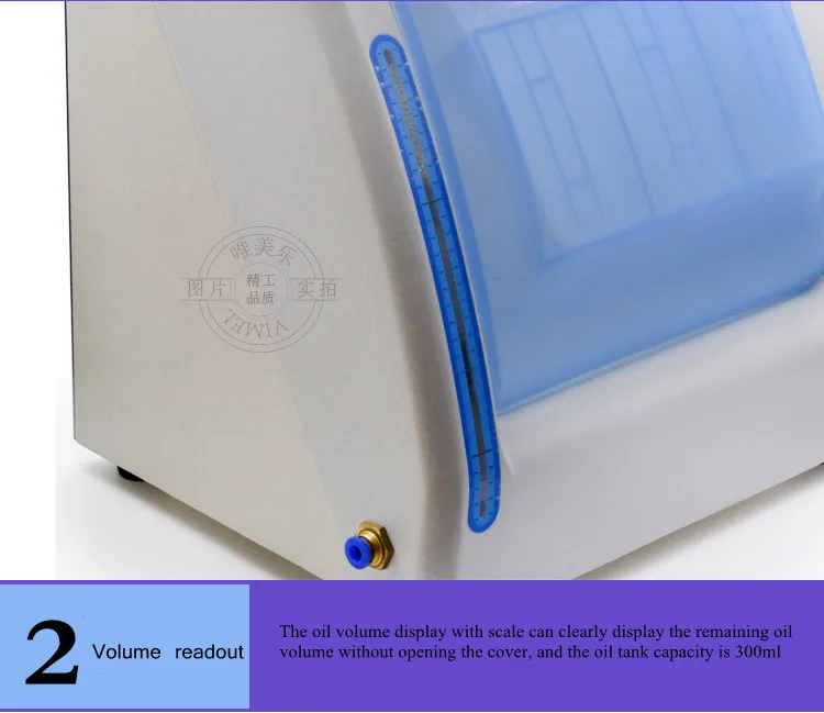 Economical den tal Handpiece Lubricator With Time Scale Display High and Low Speed Hand Piece Oiler Maintenance Oil System