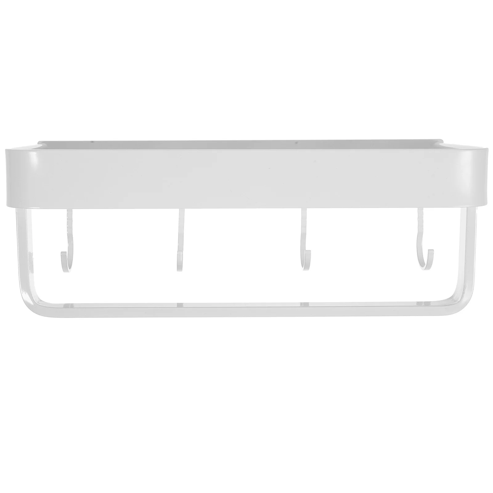 الحمام الحائط منشفة رف الألومنيوم الجرف مقاومة للتآكل العائمة حامل العملي حمام تخزين الرف #2