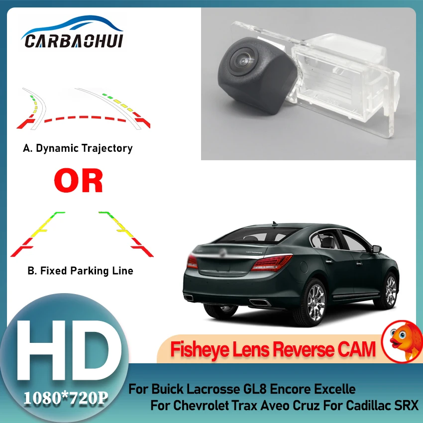 

Автомобильная камера заднего вида, водонепроницаемая камера ночного видения для Buick Lacrosse GL8 Encore Excelle для Chevrolet Trax Aveo Cruz для Cadillac SRX