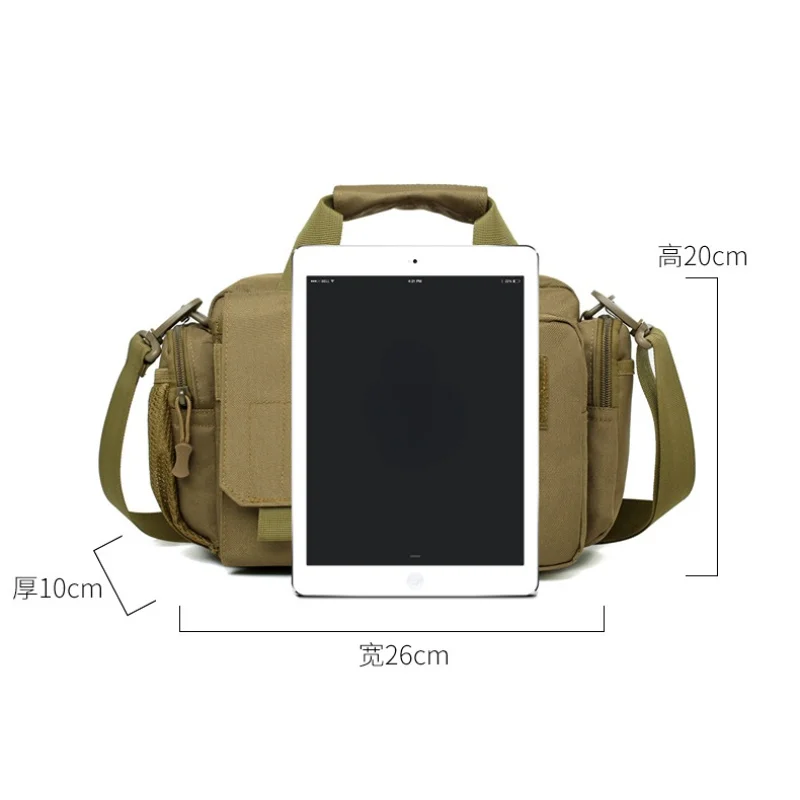 Chikage Simple Leisure Fishing Hunting Waterproof Waist Packs Large Capacity Tactical Handbags Multi-function Shoulder Bags