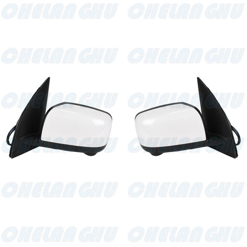 For Nissan X-Trail T31 2008 2009 2010 2011 2012 2013 1 Pair 9 Pins White Paintable Power Adjust Mirror Assembly With Camera