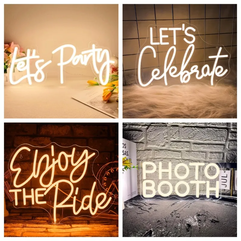 

Photo Booth Neon Light, Dimmable Photography Studio Logo LED for Photography Bedroom Wedding Engagement Party Reception Gift