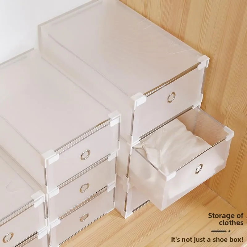 

Утолщенный пластиковый органайзер для хранения: простой в использовании, пыленепроницаемый шкафчик для домашней организации