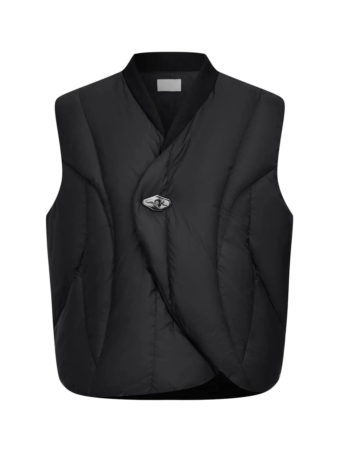 

Vests Waistcoats Thick Womens For Woman Long Winter Quilted Padding Slimming French Style Exquisite Anti-Wrinkle Functional Sexy