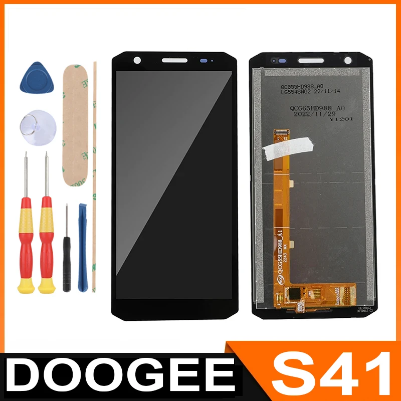 Para DOOGEE S41 S41 Pro S41 Plus/ 5,5 "FHD + pantalla LCD + pantalla táctil