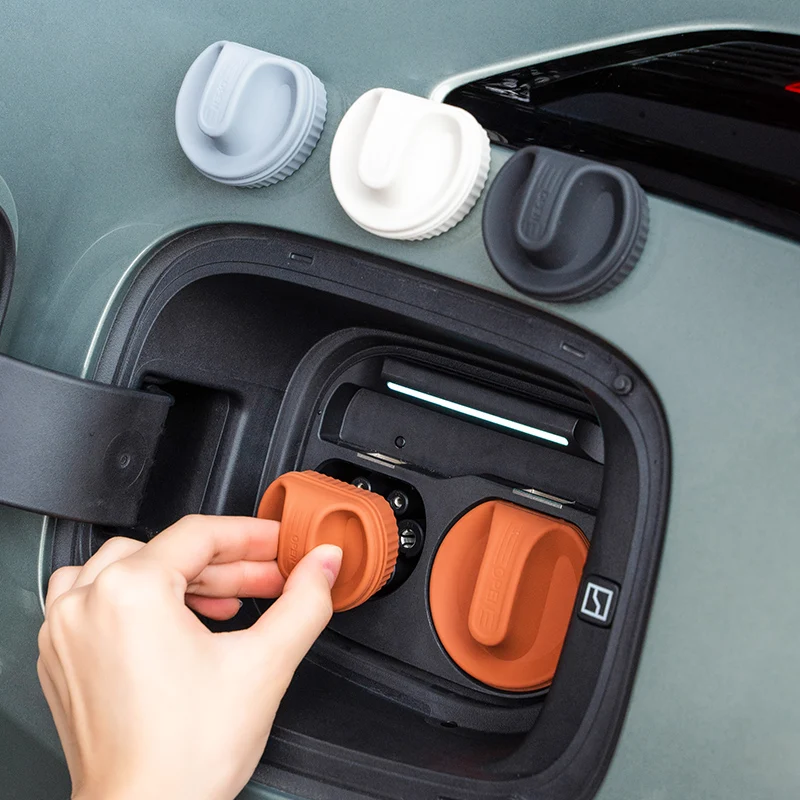 Polestar 2 3 4 6 منفذ شحن غطاء مقاوم للماء غطاء حماية الغبار المغناطيسي غطاء من السيليكون تعديل الملحقات