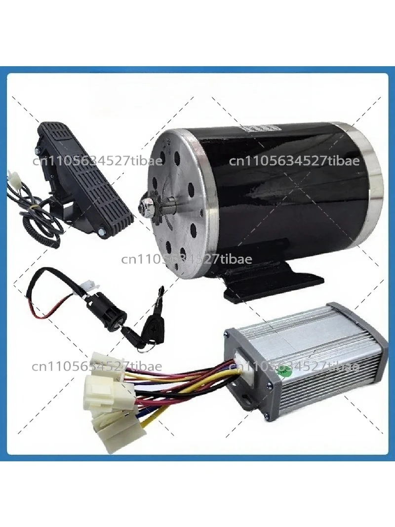 48V 500W/1000W DC Brushless Motor Controller Throttle Kit for Electric Bike Go Kart Scooter Conversion Set