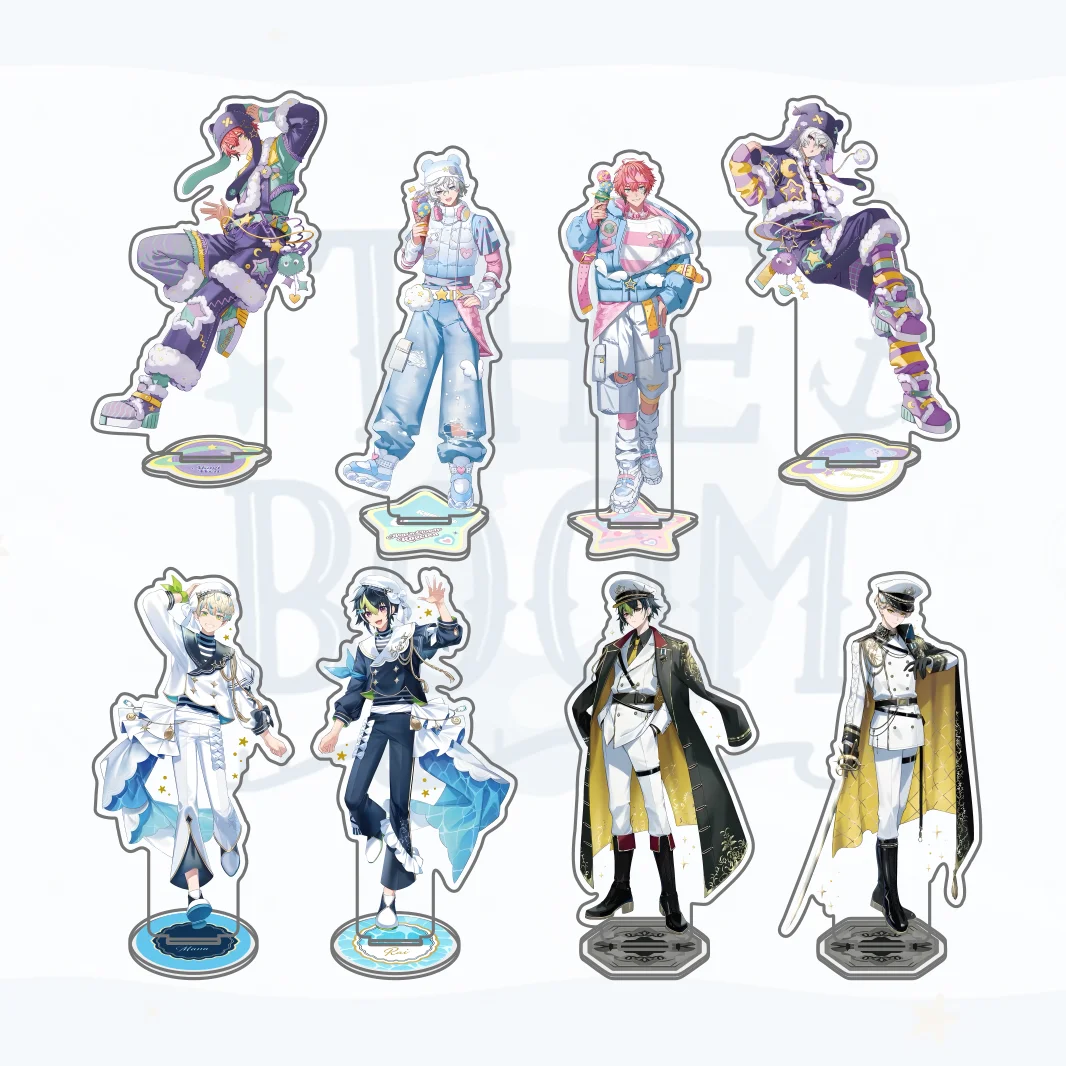 VTuber NIJISANJI THE BOOM Series 15CM Acrylic Stand Keychain Anime Collectible Standee Desk Decor Gift for Anime Fans Gift