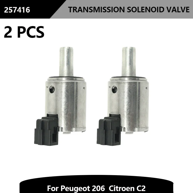 

2PCS 257416 7701208174 For Peugeot 206 207 307 406 407 Citroen C2 C3XR C4 C5 Triumph AL4 Automatic Transmission Solenoid Valve