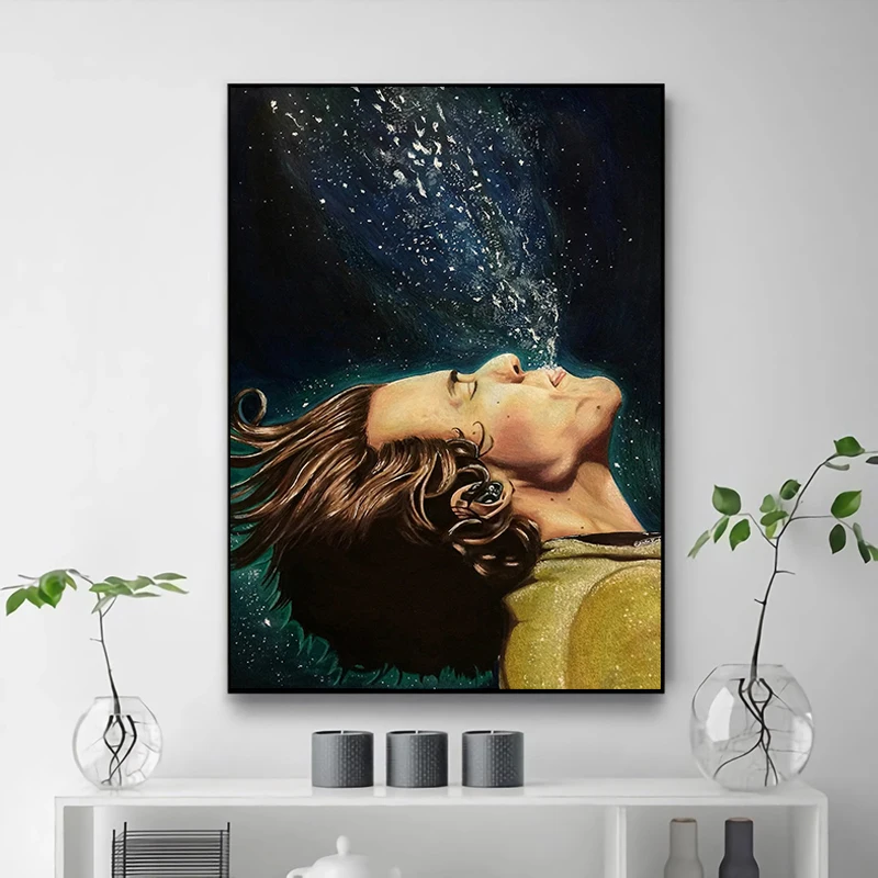 H-Harris-S-Styles Poster Decoration Living Room Decoration Painting on Canvas Decorative Paintings Posters for Wall Decor Home