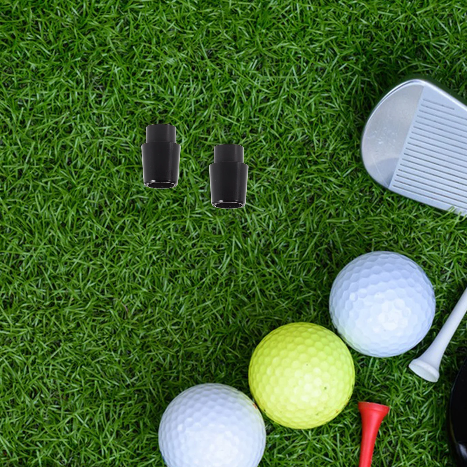 

12pcs Golf Club Iron Ferrules Rubber Shaft Sleeves Shock Absorption Stability Enhancement Universal Replacement For Series