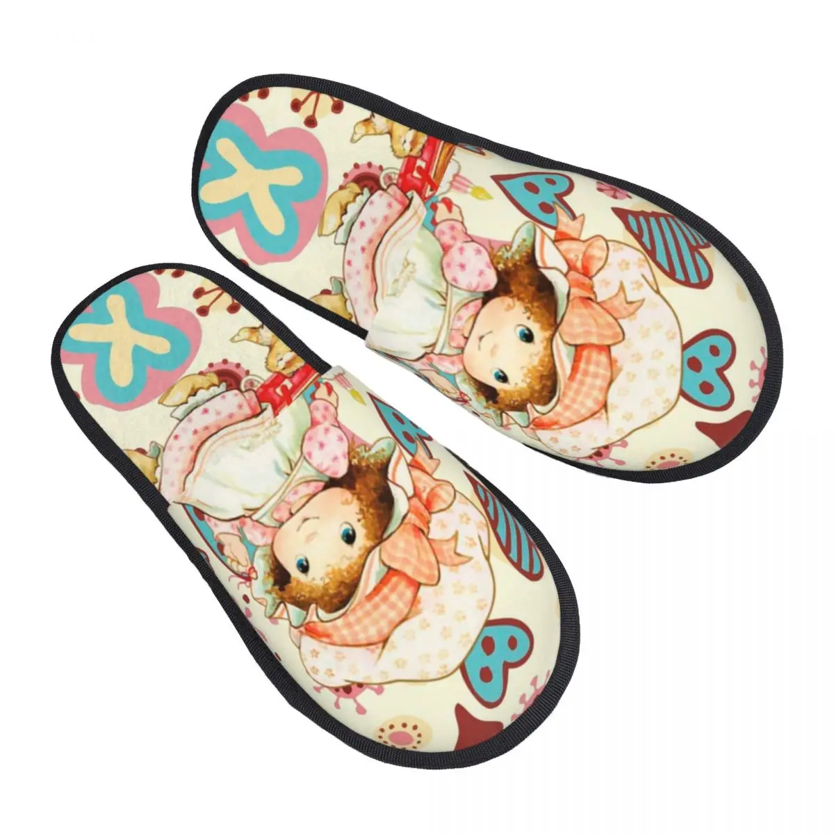 Cute Sarah Kay House pantofole donna comode Memory Foam Cartoon Slip On Bedroom Slipper Shoes