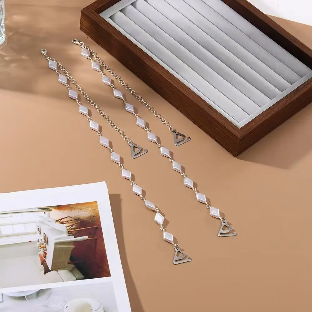 2Pairs Butterfly Pearl Bow Bra Straps Adjustable Charming Bra Shoulder Straps Underwear Accessories Ornament image 4