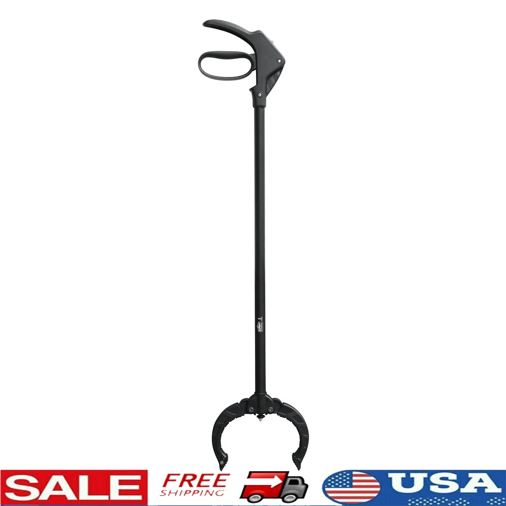 

Алюминиевый захват для газона с вращающейся на 360 градусов головкой. Эргономичная триггерная ручка. Прочный и легкий дизайн. Легкий захват.