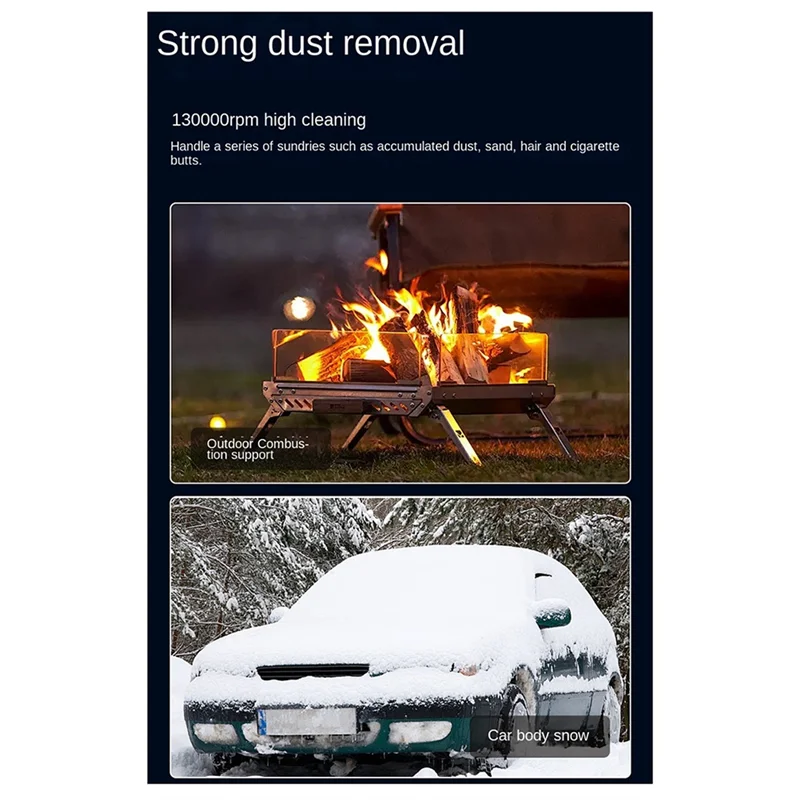 A59E-Car Violent Blower Handheld Turbo Jet Fan Brushless Motor Superstrong Instantaneous Thrust 1.38Kg/S 1000W 130M/S