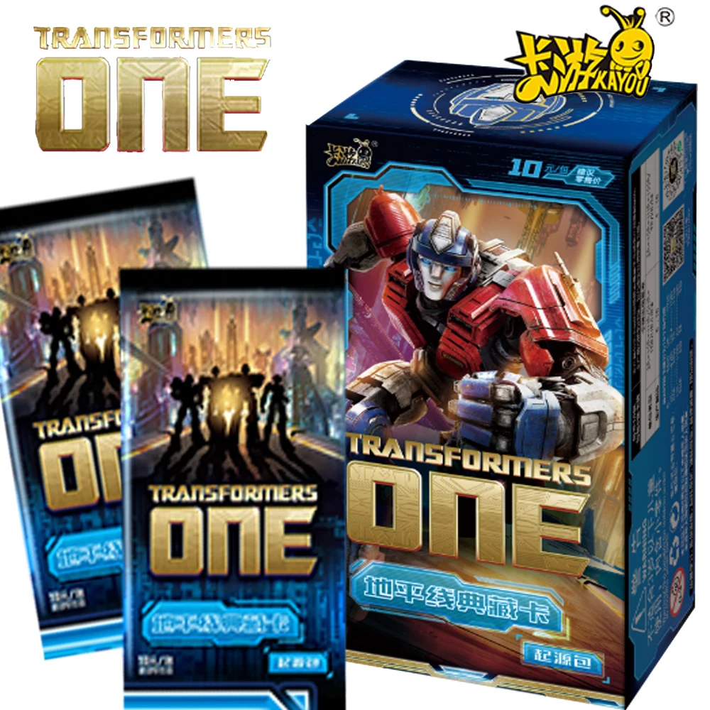 KAyou Transformers Card Collection para crianças, série Horizon, Bumblebee, Elita, combinação única, brinquedo de mesa de cartas, presente de aniversário