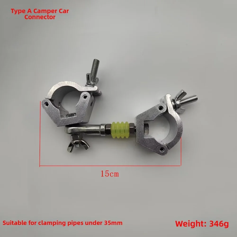 Metal RV Motorcycle Trailer Hook Connector Coupler for Cargo Trailers and Outdoor Use with Easy Installation Design