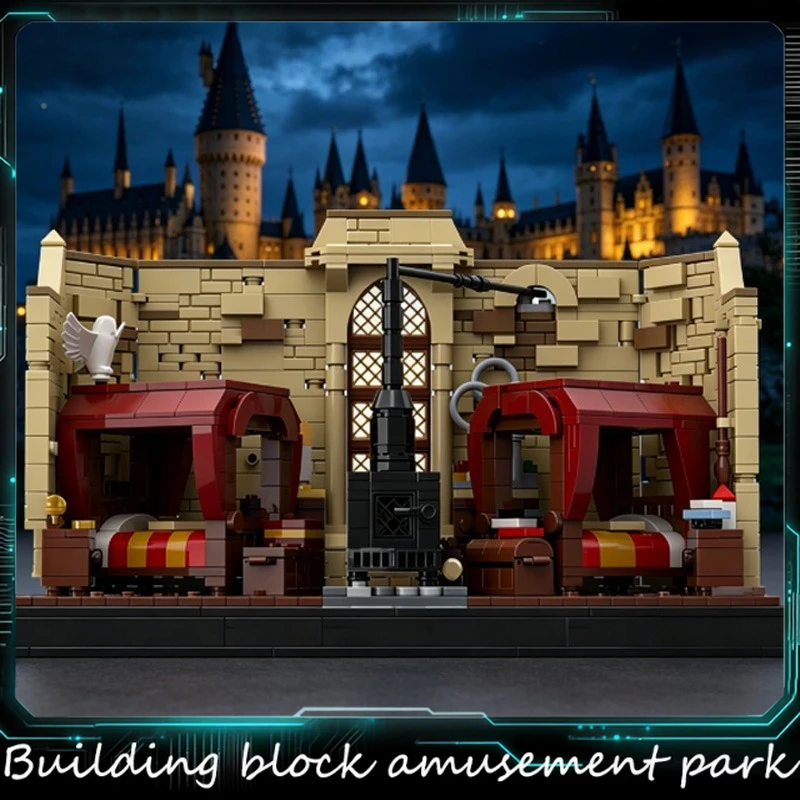 

Набор строительных блоков 992 детали: Модель мужского общежития из знаменитого фильма, конструктор DIY, развивающие кирпичики для сборки, игрушки, подарки на день рождения для детей