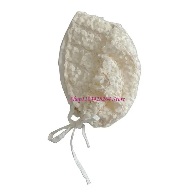 قبعة صيفية للأطفال، قبعات جنينية ناعمة ومسامية للرضع، قبعات بونيه ذات حواف كبيرة