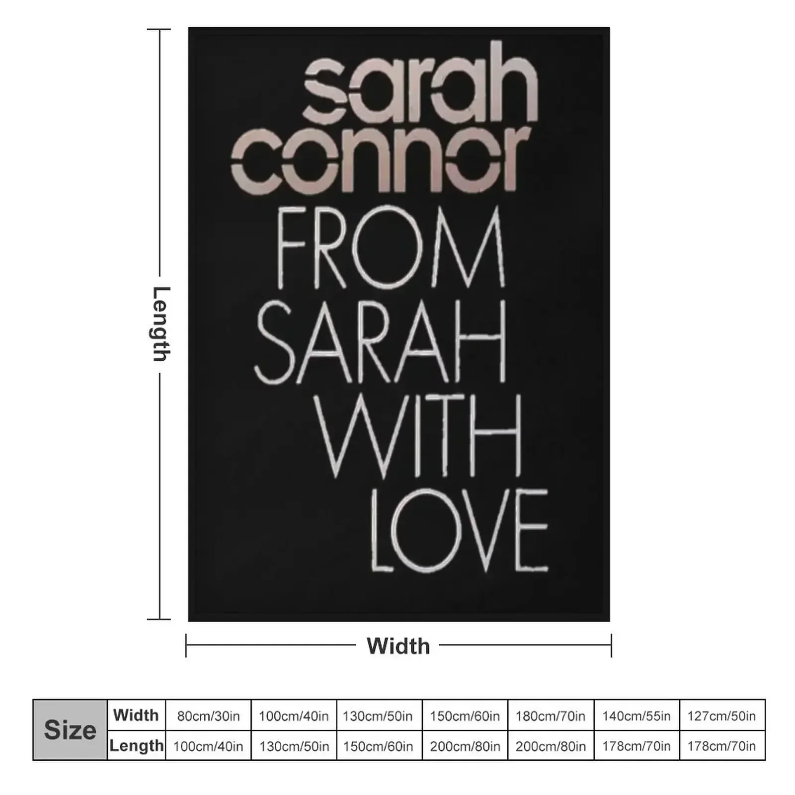 Sarah Connor classic t-shirts Throw Blanket Decorative Sofas Beautifuls Hairys Flannel Fabric Blankets